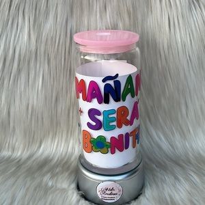 Mañana Será Bonito Karol G 16 Oz Glass Cans